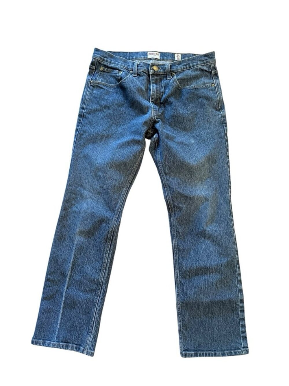 Red Head Bass Pro Jeans Style 19PO31RA Men's Size 34x32 (measures 34x30)